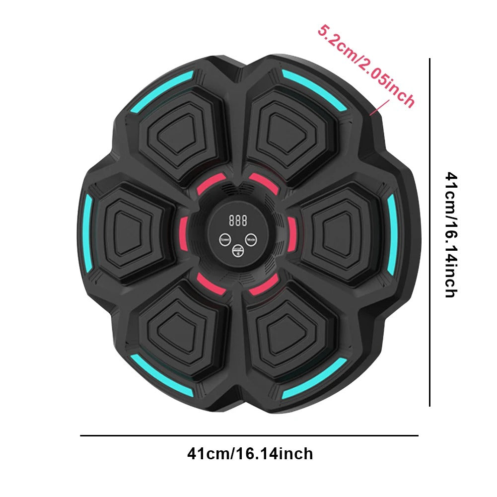 Smart Music Boxing Machine Bluetooth-Compatible Electronic Boxing Target Boxing Training Punching Equipment for Home Indoor Gym